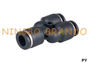  PY Series Push To Quick Connect Tube Pneumatic Hose Fittings Union Y Manufactures