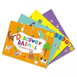  Removable Reusable Preschool Books Children Learning Toy Eco Friendly Manufactures