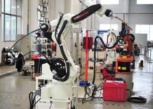  Stainless Steel Robotic Automation Systems , Auto Exhaust Pipe Robotic Arm Welding Machine Manufactures