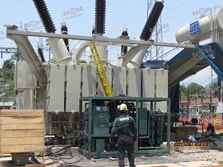 110KV Transformer Insulation Oil Purifier With Double Stage Vacuum Pump System