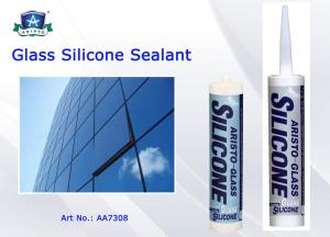 China Acetic Glass Silicone Sealant Fast Curing for Construction Glass Window and Door on sale