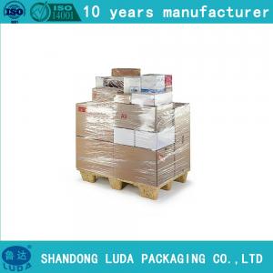 China clients demand PE Stretch Film pre stretch 280% Paper Carton Packed Jumbo Stretch Film on sale