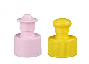  Non Spill  Flip Top Plastic Bottle Caps High Strength Heat Resistant Manufactures