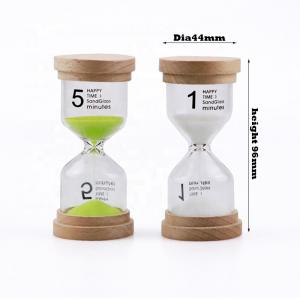China 6pcs Pack Set Small Hourglass 1 3 5 10 15 20 30 Minutes For Kids Time Management on sale