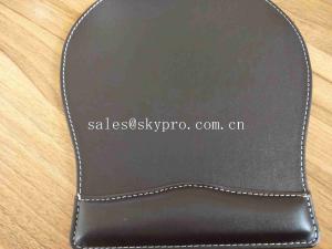  OEM Customized Printing Office PU Leather Mouse Mat Fashion Computer Mouse Pad Manufactures