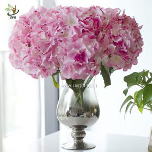 China UVG FHY113 Flower arrangements with artificial hydrangea florist for bride wedding bouquet on sale