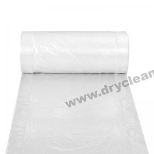 China Perforated Eco Dry Cleaner Garment Bags On Roll For Laundry Shops on sale