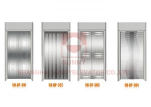 China Mirror / Hairline / Etched Elevator Door Plates Panel Elevator Parts for Passenger Lift on sale