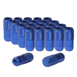  Ford / Chevy Blue Extended Lug Nuts 12x1.5 Closed End Easy Installation Manufactures