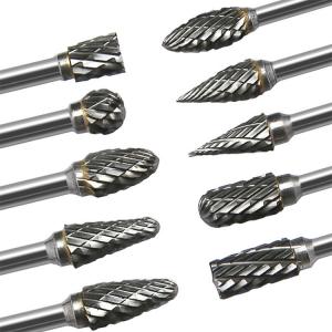 China 1/4 Shank Diameter Carbide Rotary Burr Set 8PCS for Die Grinder Woodworking Projects on sale