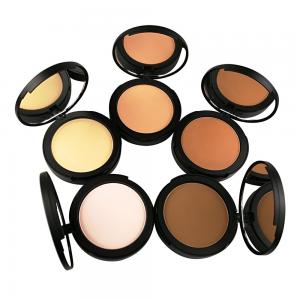 China Professional Face Makeup Powder Foundation Waterproof Mineral Cosmetics Pressed Powder on sale