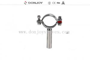 China Sanitary Hygenic 4 SS304 Stainless Steel Pipe Holder on sale