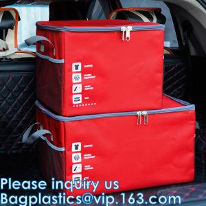  Car Trunk Organizer For SUV, Expandable Large Capacity, Sturdy Cargo Trunk Storage Organizer, Non Slip Bottom Manufactures
