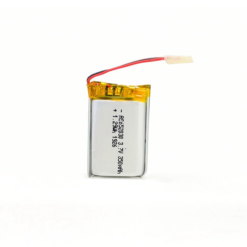 350mAh 3.7 V Lithium Polymer Battery CV Charge KPL652030