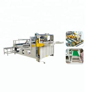 Semi Auto Carton Pasting Machine Multi Layer Corrugated Box Production